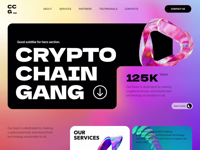 Cover image for Webflow website, focused on usability and visual impact.