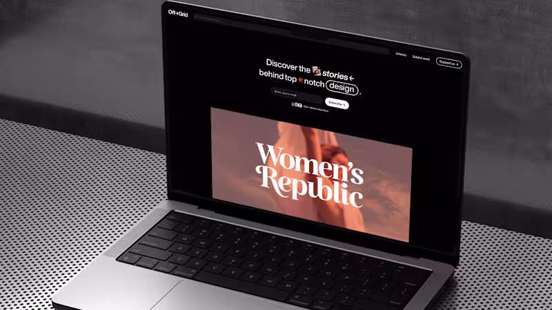 Cover image for Web Design & Framer Development