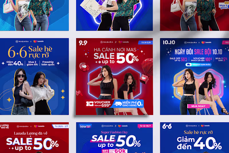 Cover image for Fashion E-commerce Banner store :: Behance