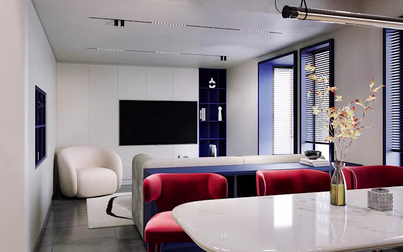 Cover image for Modern living room render 🏠
Took