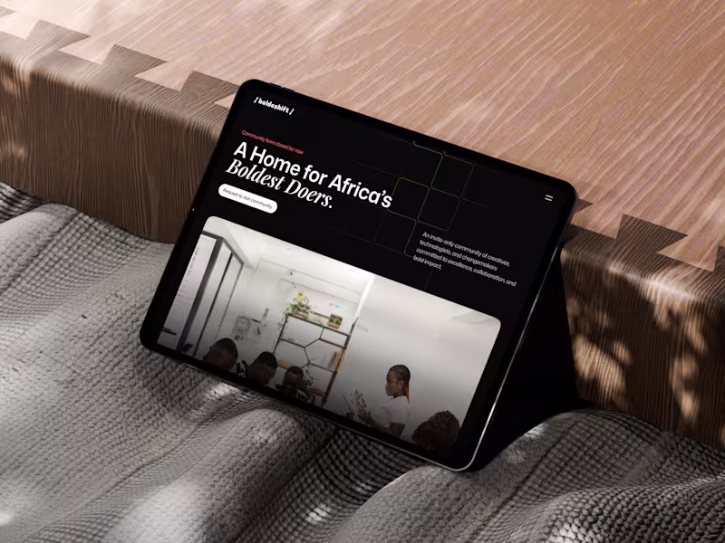 Cover image for Boldeshift Website Design and Development