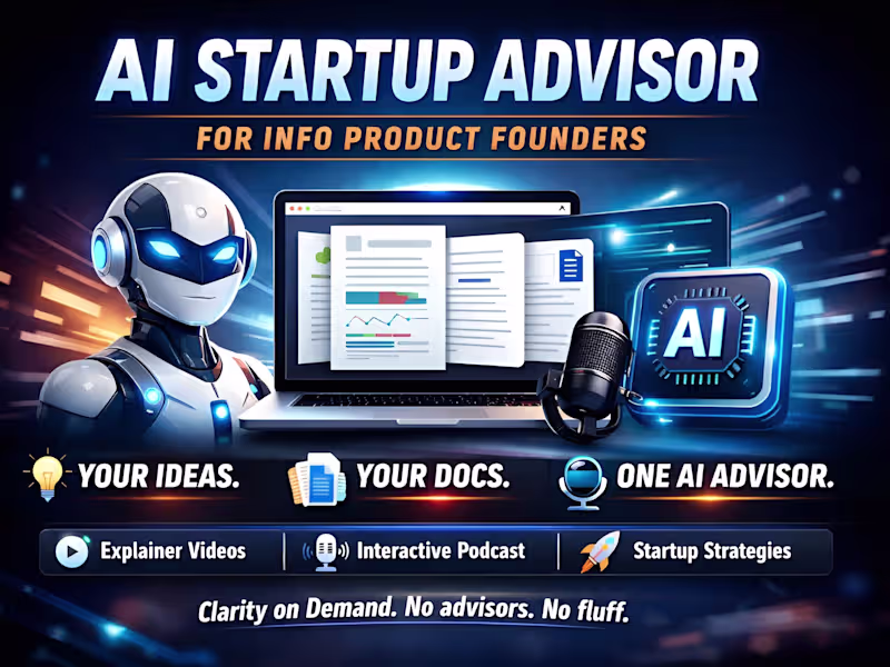 Cover image for AI Startup Advisor is more than just an AI tool. It’s a stru...