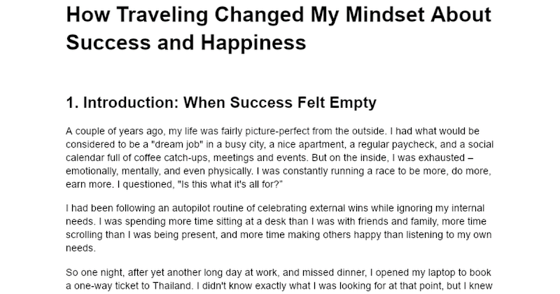 Cover image for Journey to Redefine Success
