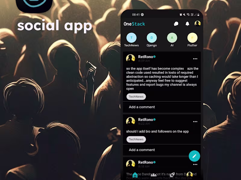 Cover image for Social Media App