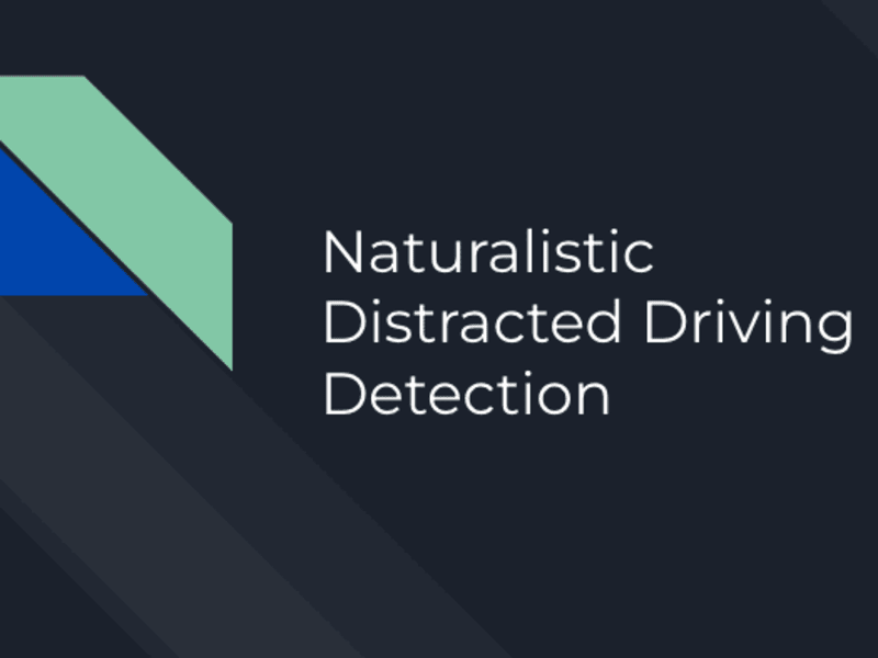 Cover image for Naturalistic Distracted Driving Detection