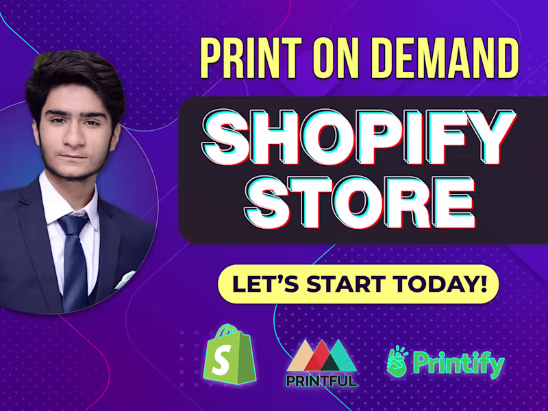 Cover image for Print on Demand Shopify store