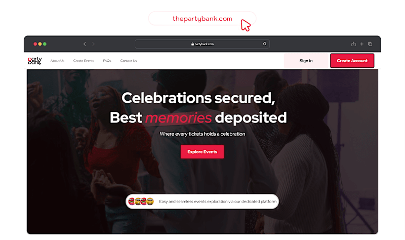 Cover image for Event Ticketing Platform Redesign for PartyBank