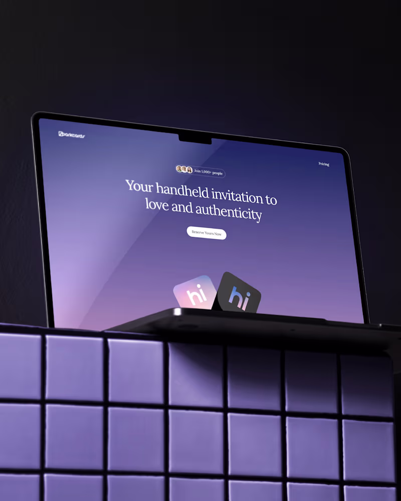 Cover image for Sparkcards | UX/UI Web & App Visual Design on Figma / Framer