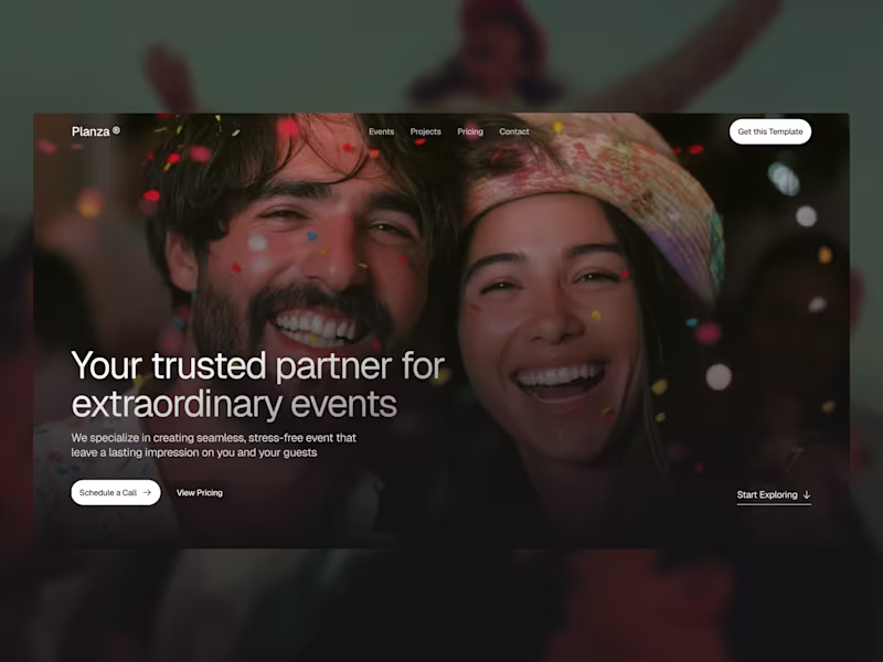 Cover image for Planza - Event Organization Website