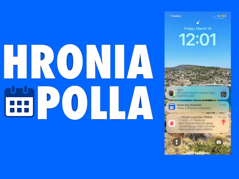 Cover image for Hronia Polla - Nameday Calendar Brand Launch 