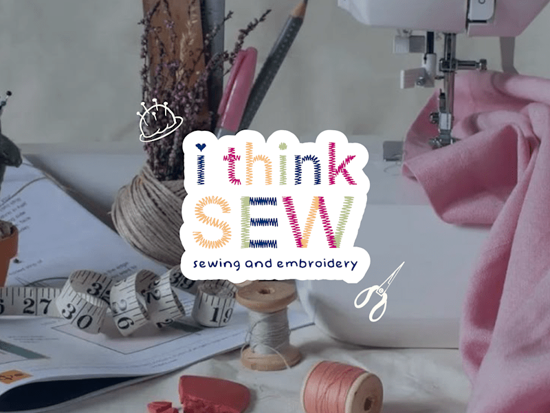 Cover image for Brand Identity Design for “I Think Sew”
