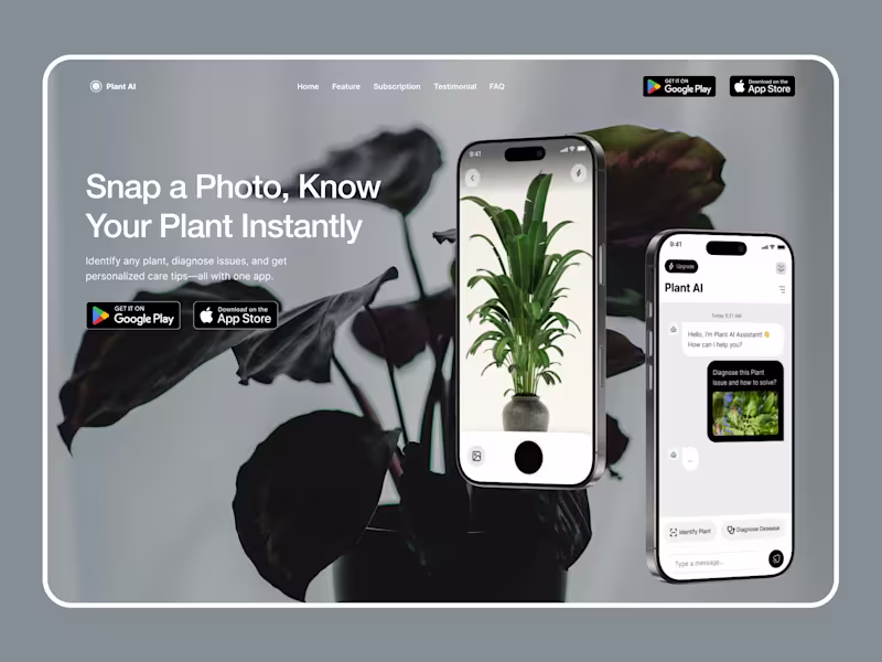 Cover image for Plant AI App