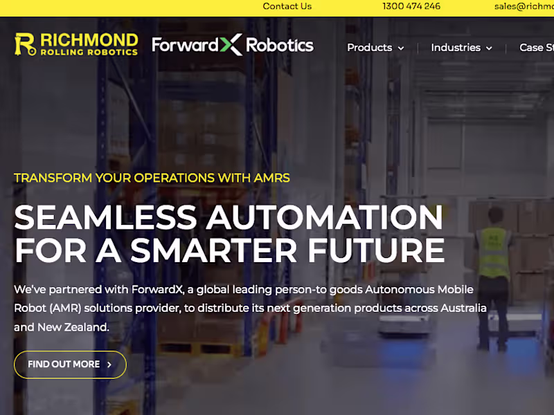 Cover image for New Website Content for Smart Warehouse Robots