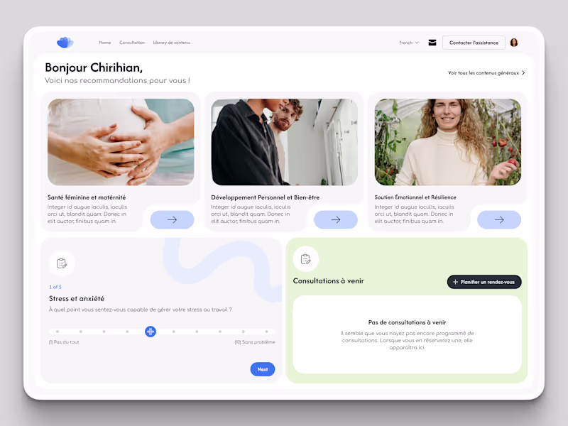 Cover image for Mental Health Dashboard Design Save it for your inspo 👌🏻