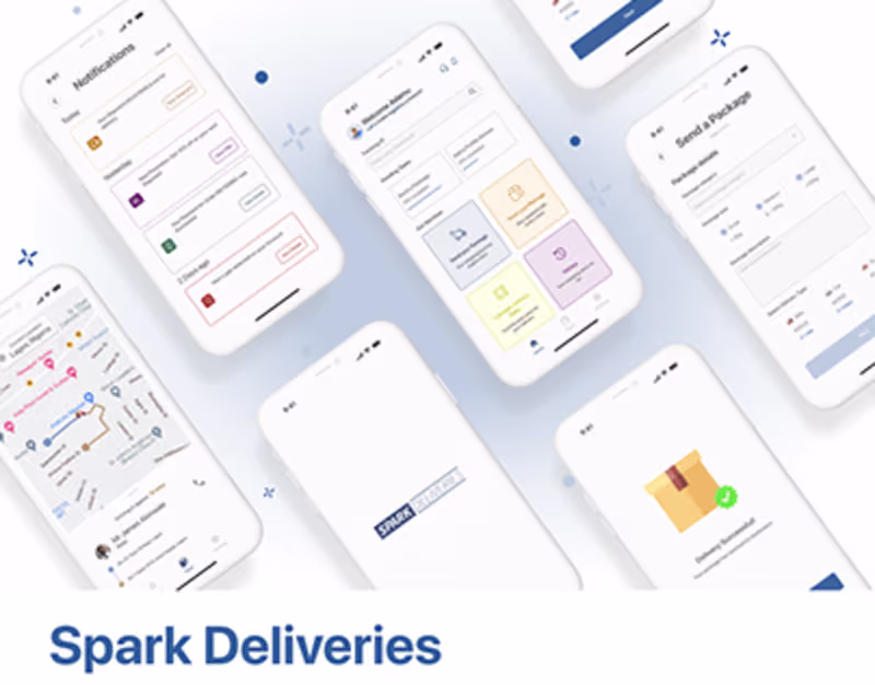 Cover image for Spark Deliveries Mobile App(Case study)