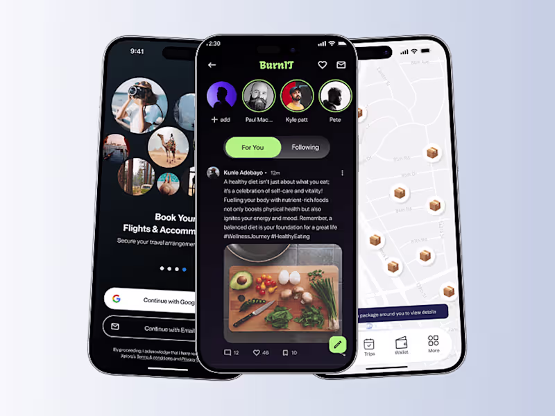 Cover image for Mobile App Design|High-Fidelity Mockups, Interactive Prototypes 