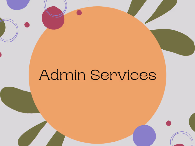 Cover image for Social Media and Administrative Support Services  