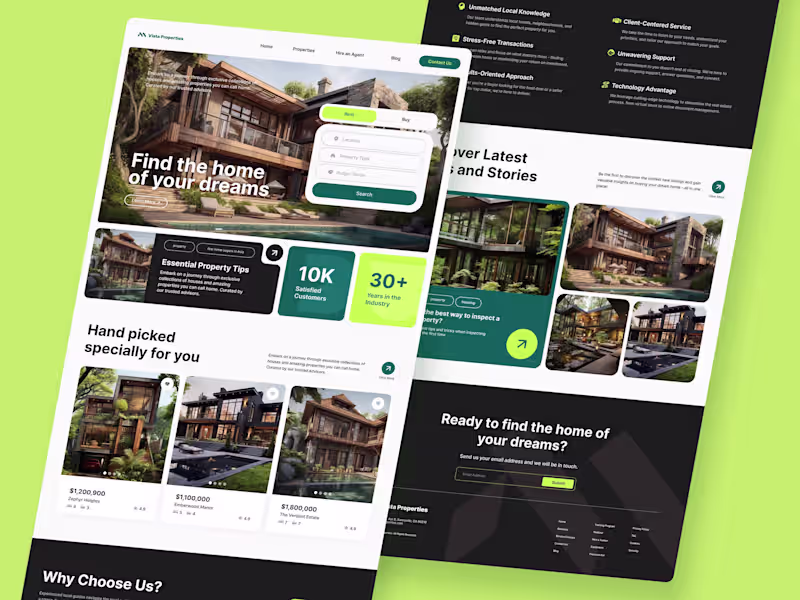 Cover image for Responsive Landing Page Design in Figma