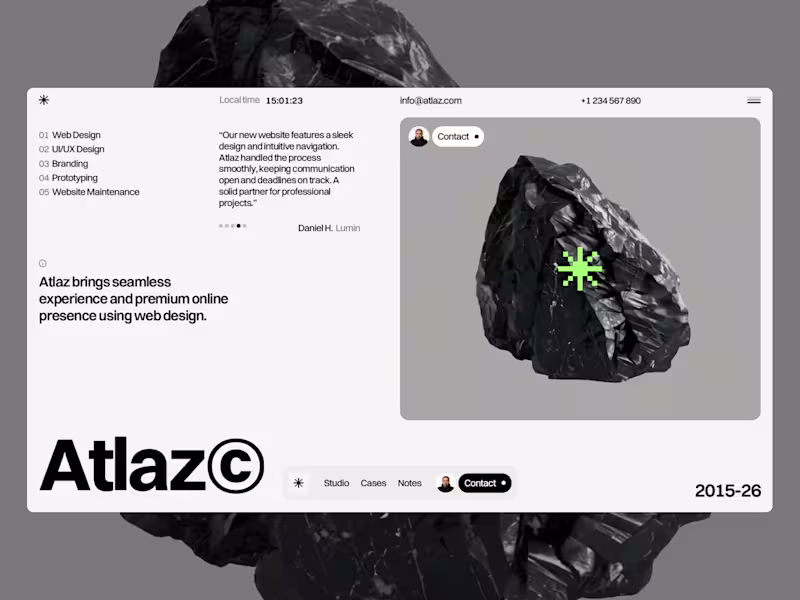 Cover image for 🚨My Website Template Atlaz is