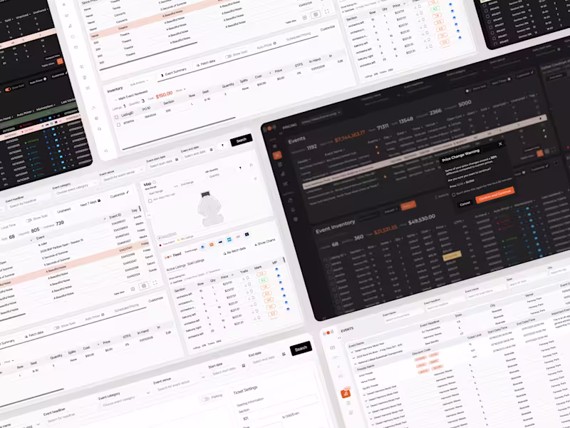 Cover image for UX Overhaul for Enterprise B2B Ticketing Platform