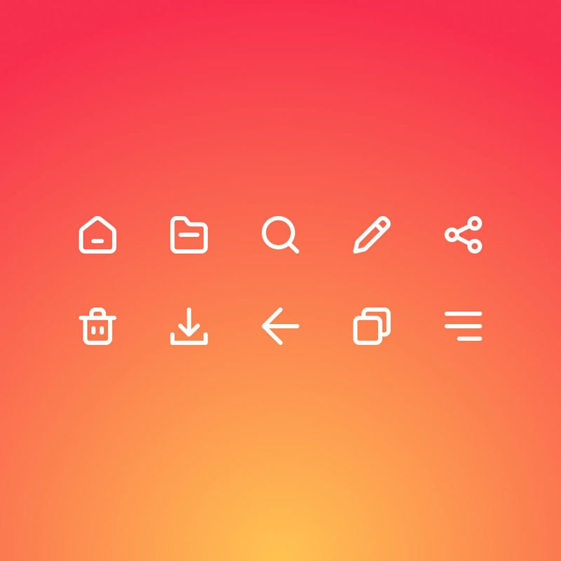 Cover image for Icons for a Mobile App
