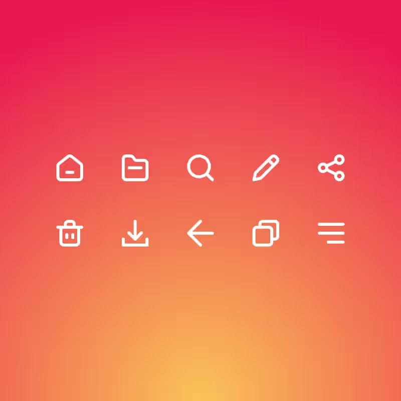 Cover image for Icons for a Mobile App