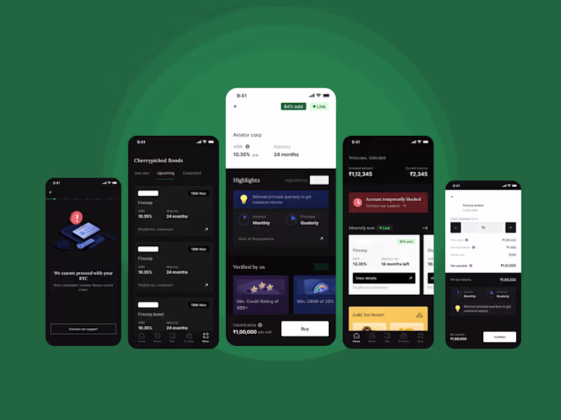 Cover image for Mobile App UX/UI Design