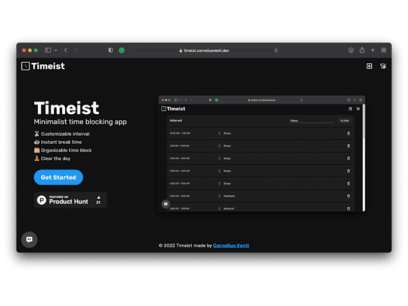 Cover image for Timeist