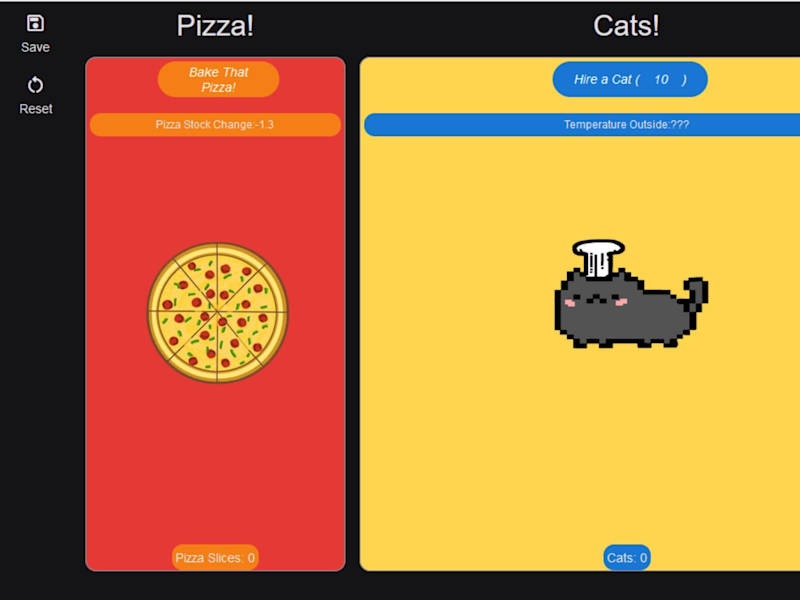 Cover image for Catzzeria - A Clicker Web Game