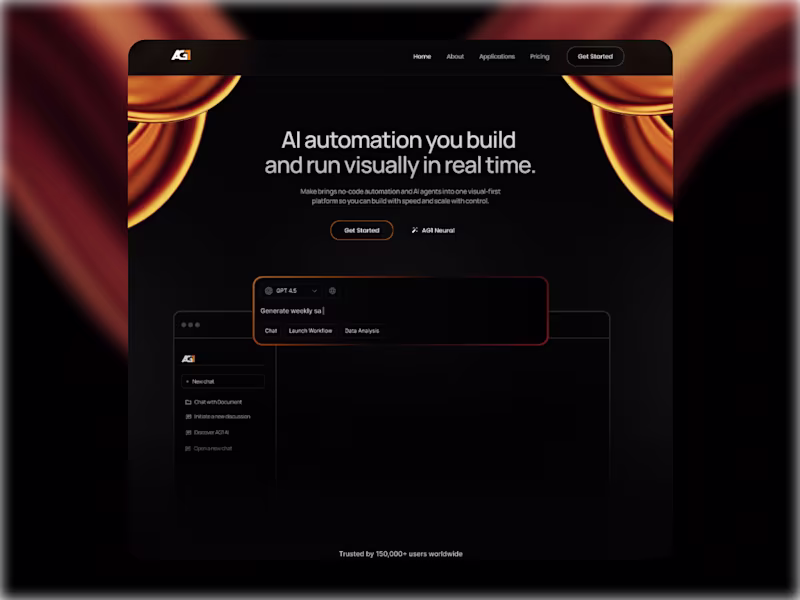 Cover image for AG1 A website design concept for AG1, focused on a clean, pr...