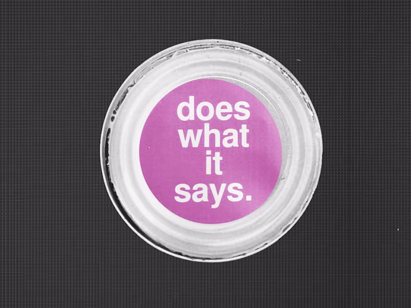 Cover image for DOES WHAT IT SAYS...