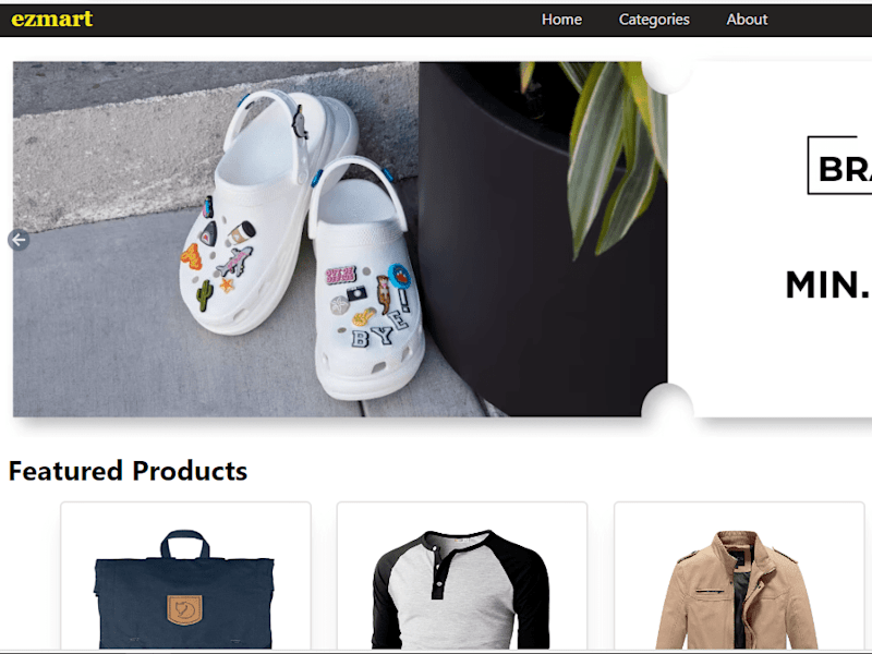 Cover image for EZMART - An Ecommerce App