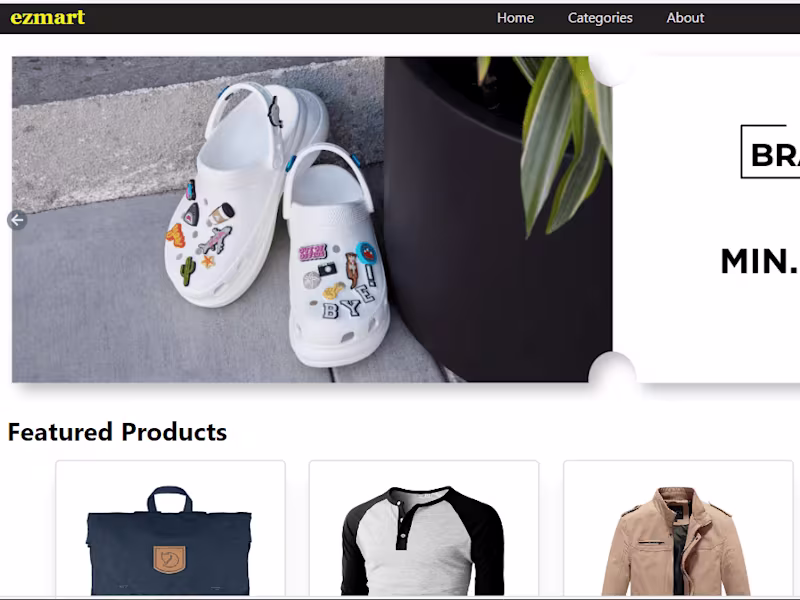 Cover image for EZMART - An Ecommerce App