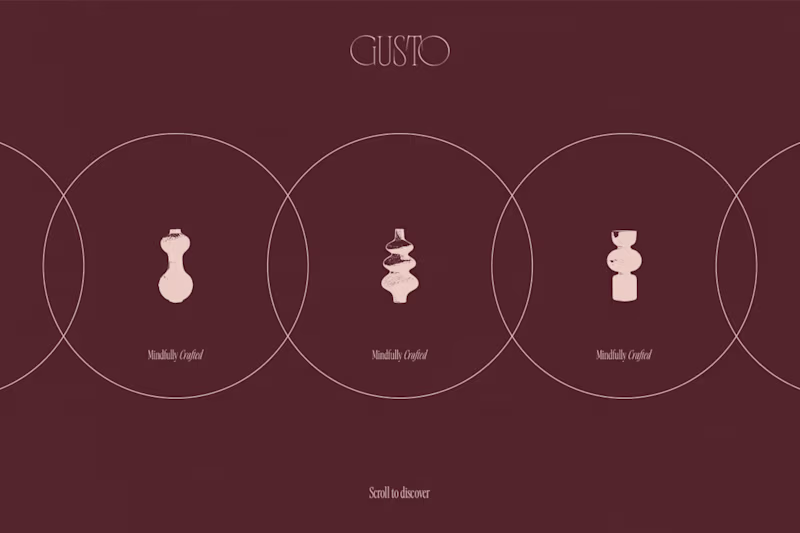 Cover image for Gusto Home Goods / Brand & Web