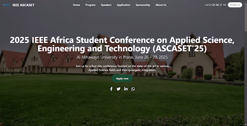 Cover image for IEEE Event Website