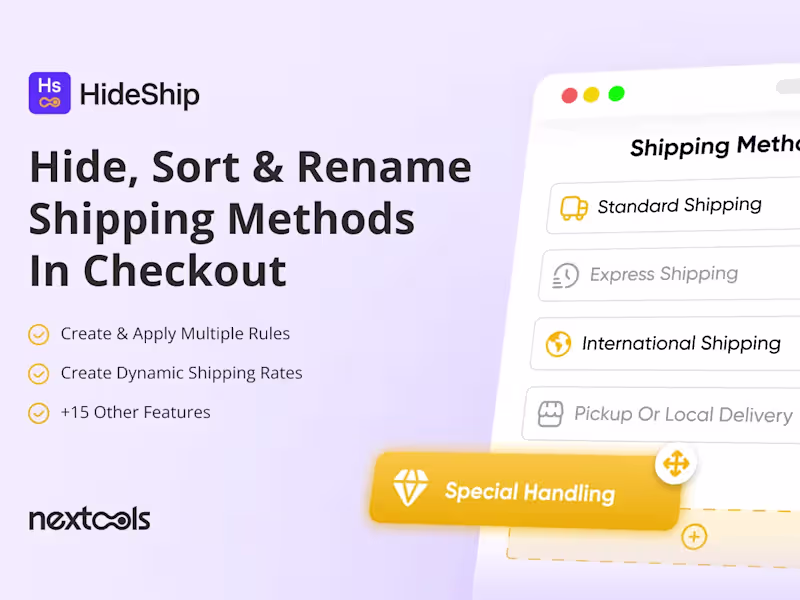 Cover image for Screenshots design for HideShip