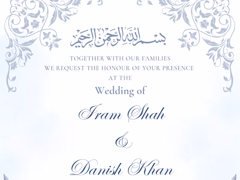 Cover image for Invitation card for occasions, businesses. 