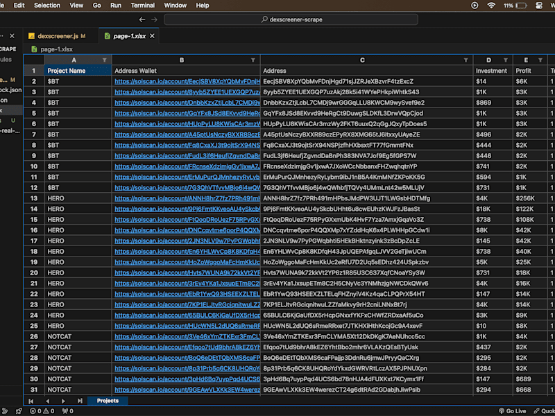 Cover image for Automation scraping Dexscreener wallet