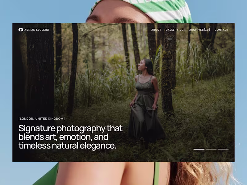 Cover image for Douceur - Framer Photography Template