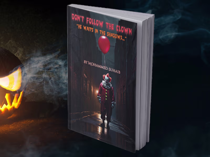 Cover image for Don’t Follow the Clown Book Cover Design