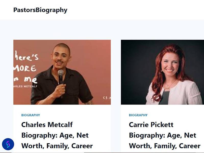 Cover image for Pastor Biographies Wed Development and Writting Project