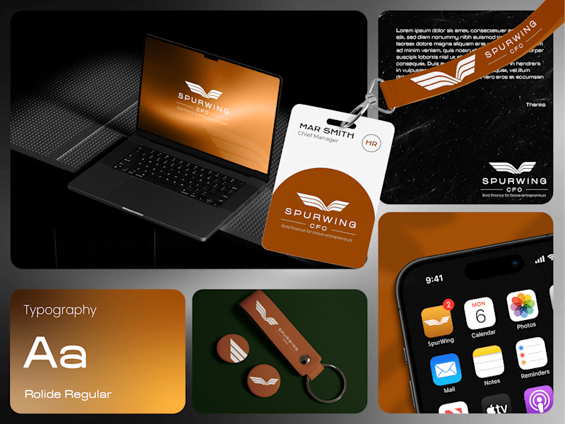 Cover image for Spurwing CFO Brand Identity