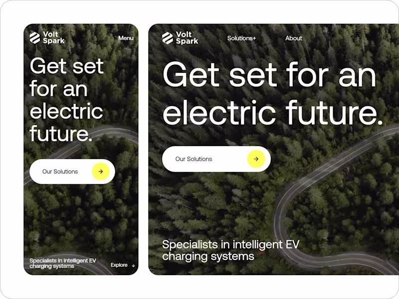 Cover image for Volt Spark-Framer Landing Page Website