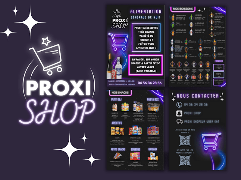 Cover image for Branding - Flyers - Proxi Shop