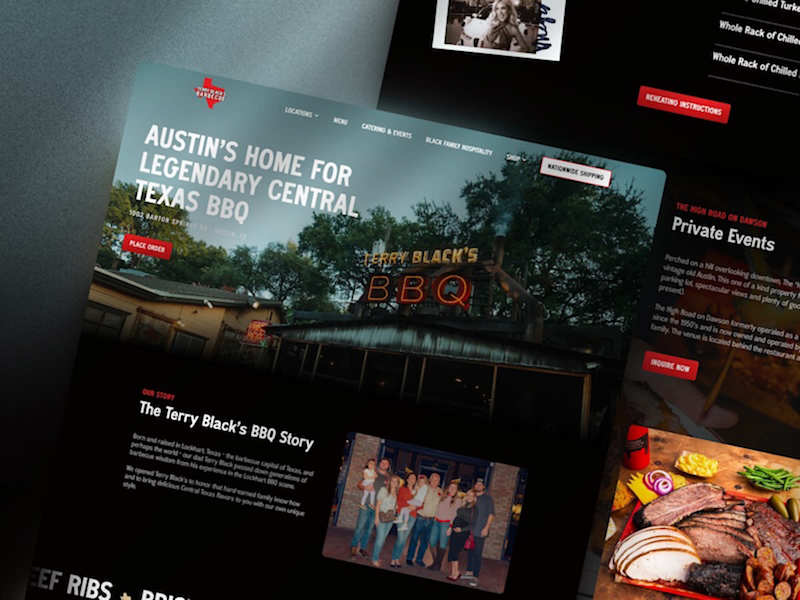 Cover image for Terry Black’s Barbecue – Website Redesign & Digital Experience