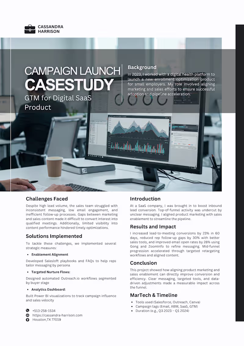 Cover image for Campaign Performance Case Study – Strategic KPI Optimization