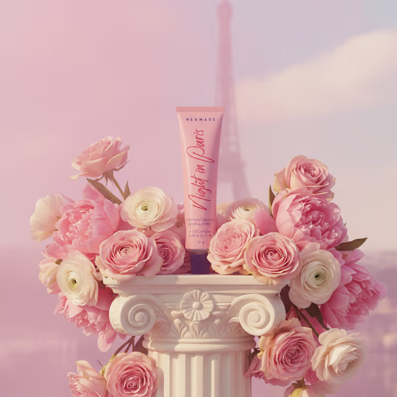 Cover image for MerMade — Night in Paris Cream A romantic pastel Paris-inspi...