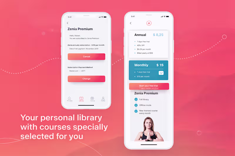 Cover image for An AI Guided Yoga Trainer - Zenia Zenia is an application th...