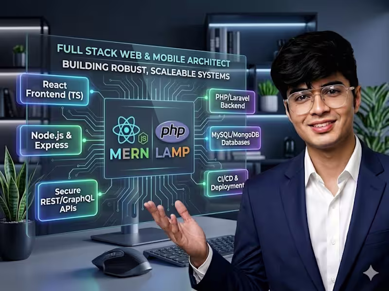 Cover image for Full Stack Web & Mobile Development (MERN Stack & LAMP Stack)