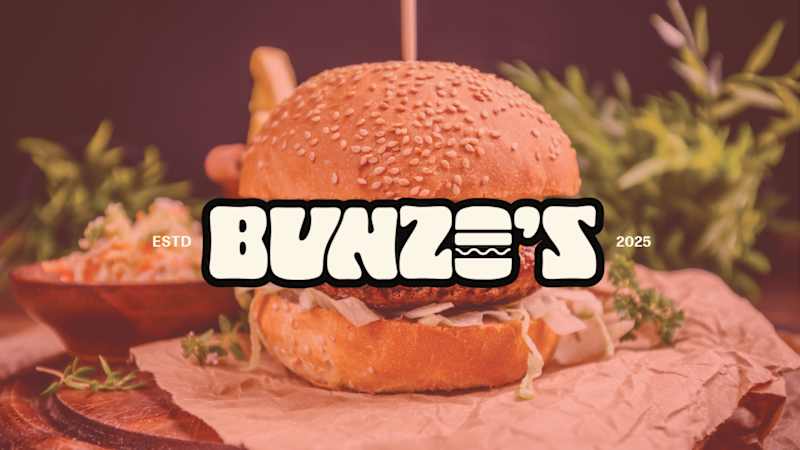 Cover image for Bunzo's Burgers & More - Brand Identity & Packaging design